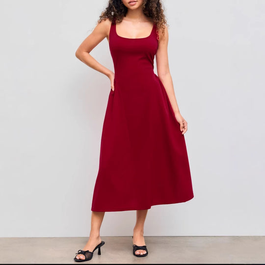 Damen Maxikleid mit schulterfreiem Design und figurfreundlichem Schnitt R&B