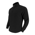 Herren eleganter Stehkragenpullover mit Reißverschluss und strukturiertem Design R&B
