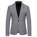 Herren eleganter Blazer mit modernem Schachbrettmuster