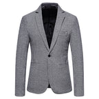 Herren eleganter Blazer mit modernem Schachbrettmuster
