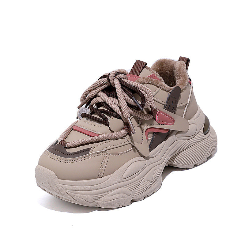 Damen Chunky Sneakers mit atmungsaktivem Obermaterial und stylishen Akzenten R&B