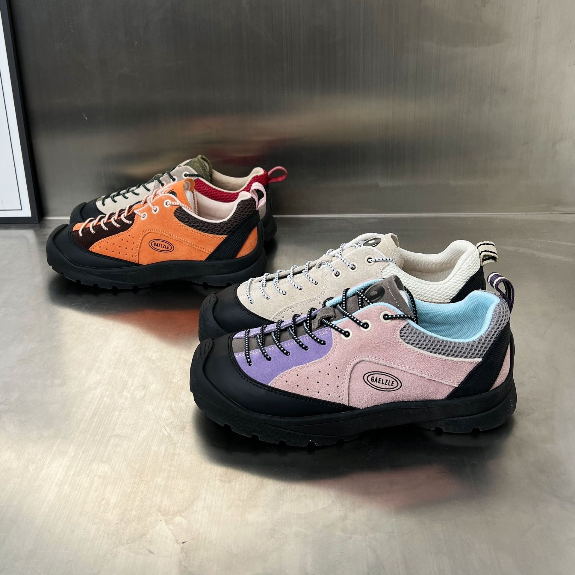 Damen leichte Freizeitschuhe mit rutschfester Gummisohle und atmungsaktivem Obermaterial R&B