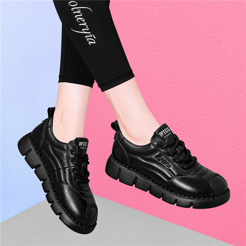 Damen modische Sneakers mit dicker Sohle und angesagtem Design R&B