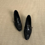 Damen elegante Ballerinas mit modischem Riemchen und hochwertiger Lederverarbeitung R&B