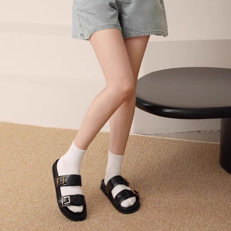 Damen modische Badeschuhe mit verstellbaren Schnallen R&B