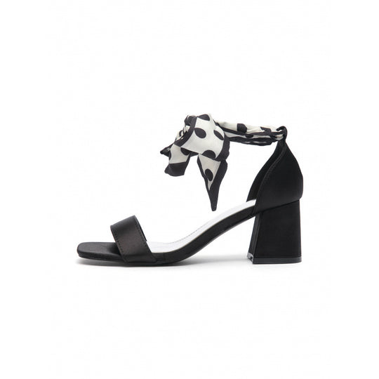 Damen elegante Sandalen mit modischer Schleifenverzierung und komfortablem Blockabsatz R&B