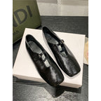 Damen elegante Ballerinas mit modischem Riemchen R&B