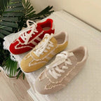 Damen Sneaker mit verspieltem Spitzen-Design und komfortabler Sohle R&B
