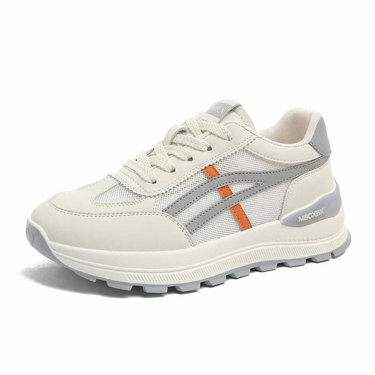 Damen Sportliche Sneakers mit atmungsaktivem Mesh-Obermaterial und dämpfender Sohle R&B