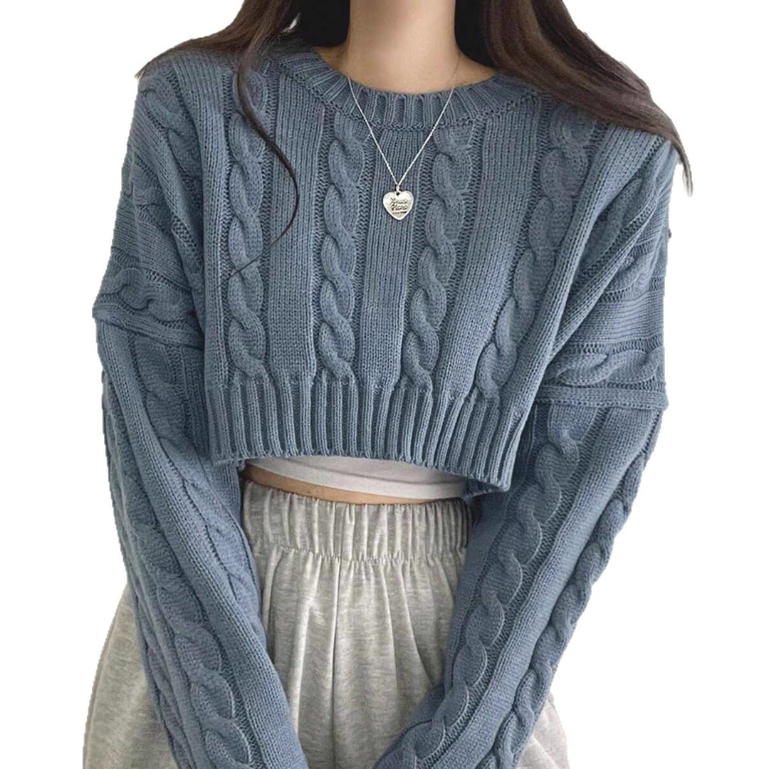 Damen Strickpullover mit strukturierter Kabeloptik R&B