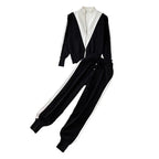 Damen sportliches High-Quality Lounge-Set mit Reißverschluss R&B