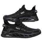 Damen Sportliche Comfort-Sneaker mit atmungsaktiver Mesh-Konstruktion und rutschfester Sohle R&B