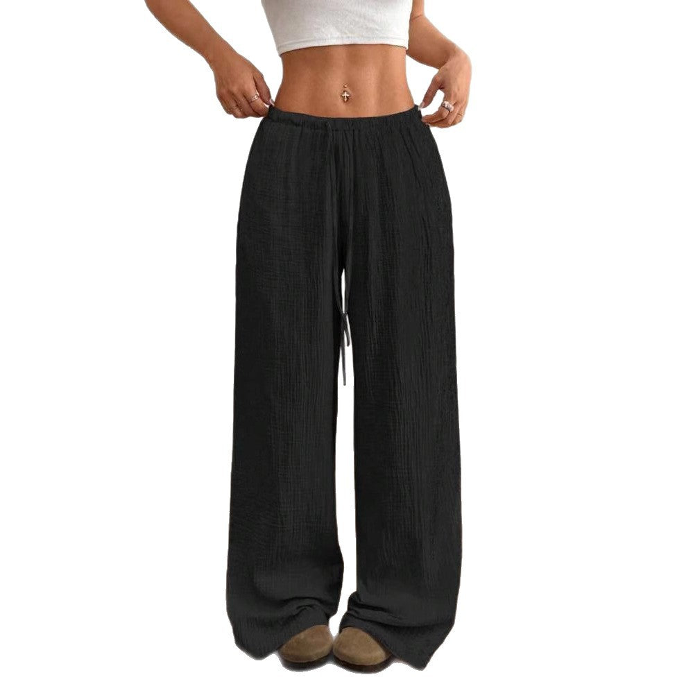Damen Lockere Palazzo-Hose R&B