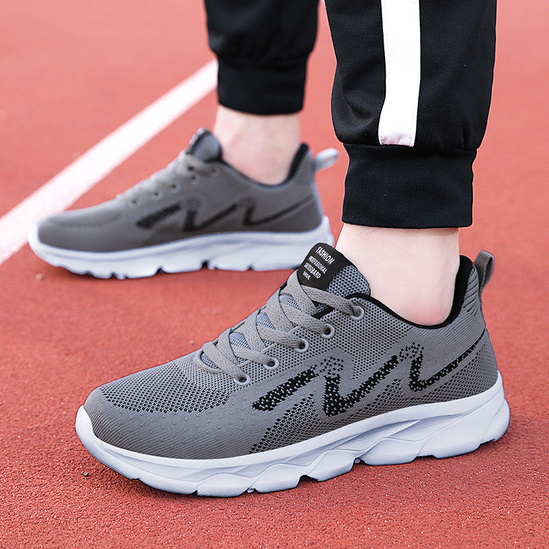 Damen Sportliche Sneakers mit atmungsaktivem Mesh-Obermaterial und stoßdämpfender Sohle  1774576066