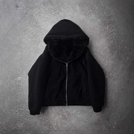 Damen Kapuzenjacke mit kuscheligem Innenfutter und modernem Schnitt R&B