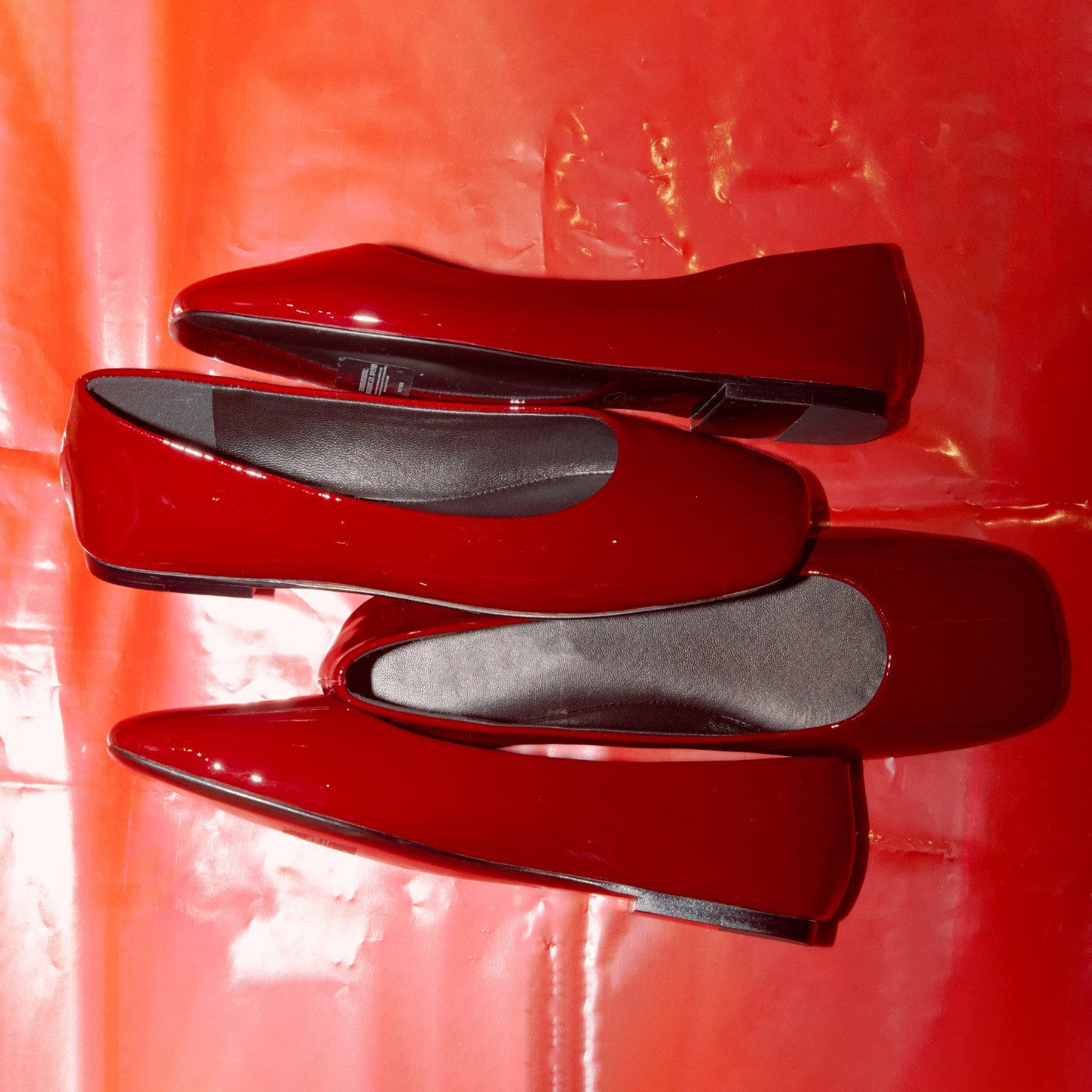 Damen Elegante Pumps mit komfortabler Innensohle und hochglänzender Oberfläche R&B