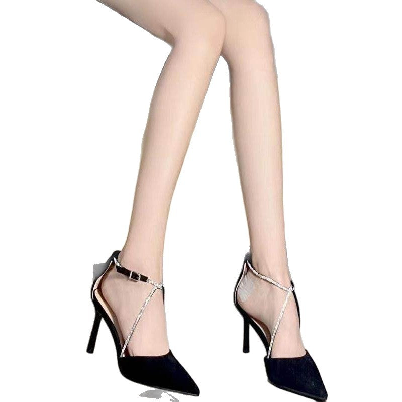 Damen elegante Stiletto-Pumps mit dekorativem Riemendesign R&B