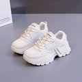 Damen Chunky Sneakers mit atmungsaktiver Mesh-Oberfläche und stoßdämpfender Sohle R&B