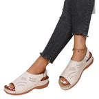 Damen elegante Sandalen mit atmungsaktiven Perforierungen