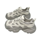 Damen Sportliche Chunky Sneakers mit strapazierfähiger Oberflächenstruktur