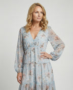Damen Maxikleid Sommer Knopfleiste