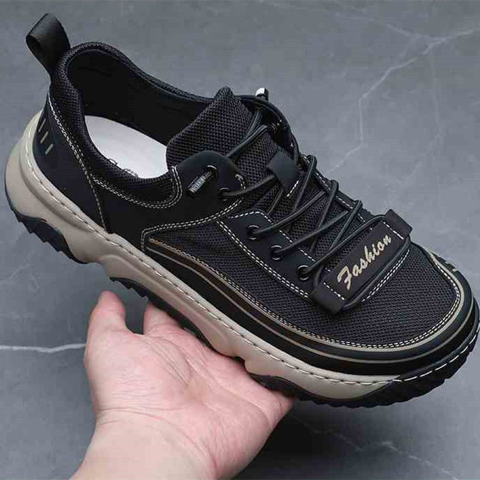 Damen Freizeit-Sneaker mit atmungsaktivem Mesh-Obermaterial und rutschfester Sohle R&B