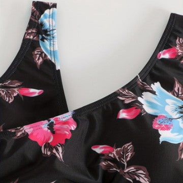 Damen Tankini mit floralen Akzenten R&B