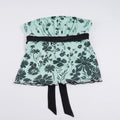 Damen Bandeau-Top mit floralem Druck und verstellbarem Gürtel R&B
