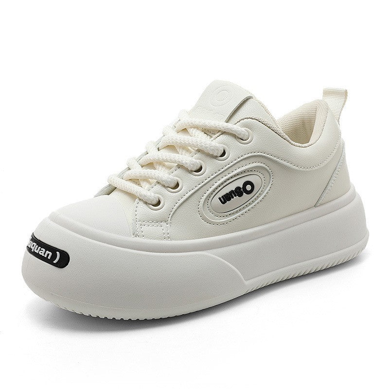 Damen modische Plateau Sneakers mit verstärktem Sohlenprofil und atmungsaktiven Materialien R&B