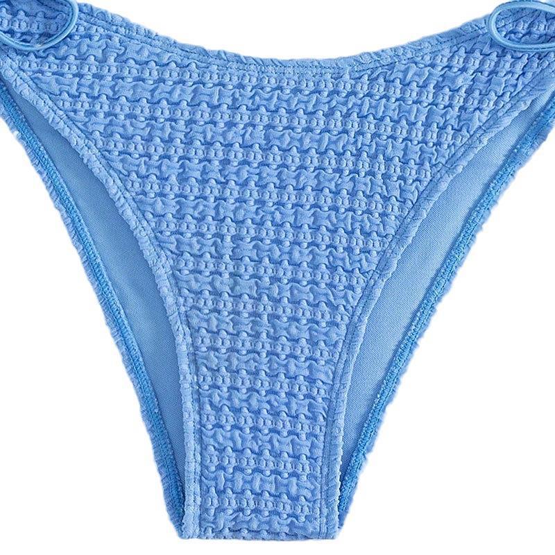 Damen Häkel-Bikini mit verspielten Bindändern