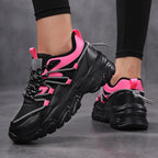 Damen Sportliche Chunky Sneaker mit atmungsaktivem Netzobermaterial