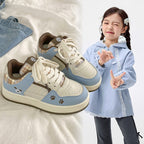 Damen Sneakers im lässigen Retro-Design mit karierten Akzenten und bequemer Sohle R&B