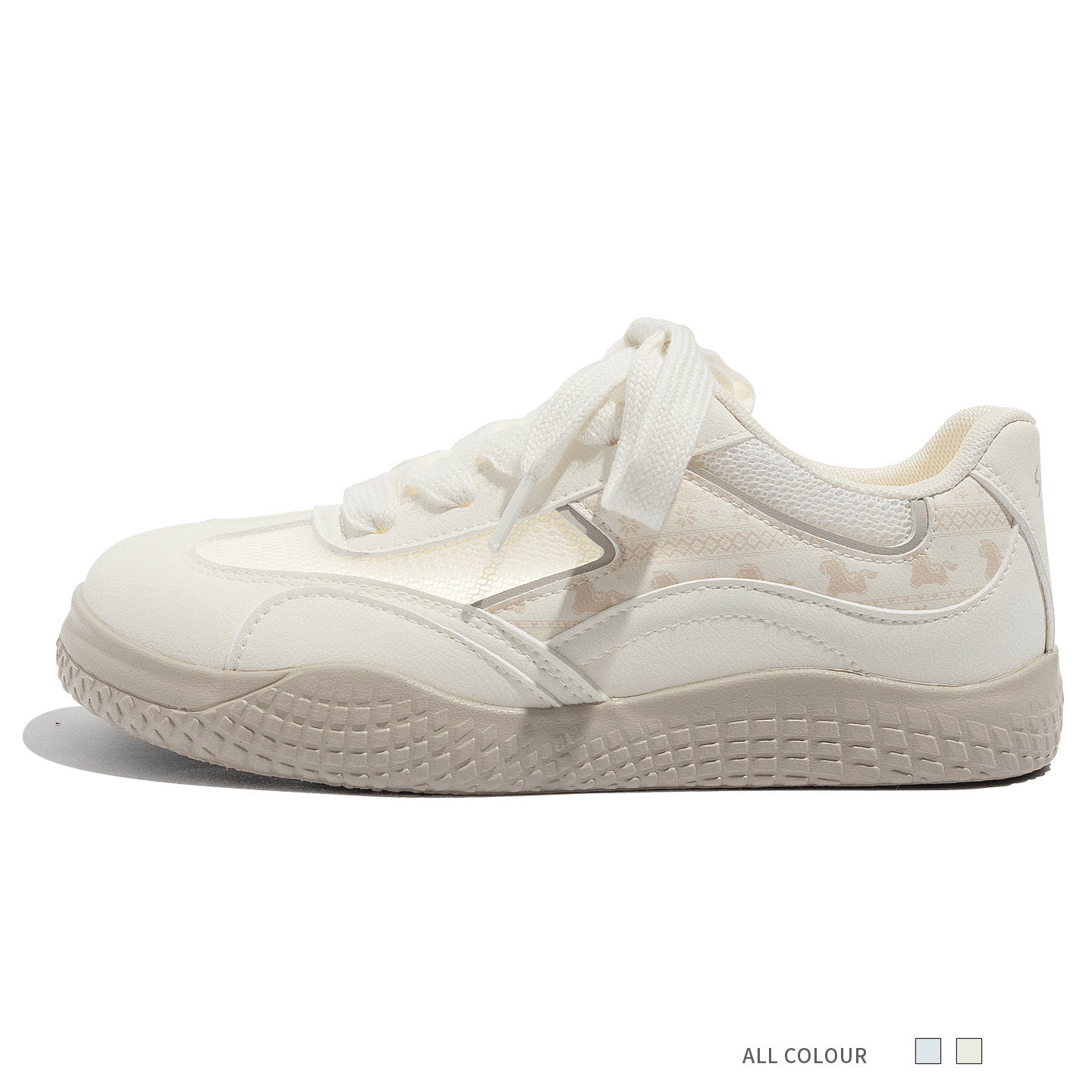Damen Atmungsaktive Freizeitsneaker mit rutschfester Sohle