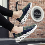 Damen Sportliche Slip-On Sneakers mit flexiblem Design und atmungsaktiver Obermaterialtechnologie