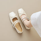 Damen Ballerinas mit modischen Schnallen und elegantem Schnitt