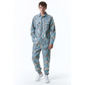 Herren Designer-Jogginganzug mit glitzerndem Muster