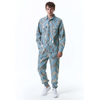 Herren Designer-Jogginganzug mit glitzerndem Muster