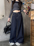 Damen Weite Jeans mit elegantem Schnitt und lässiger Passform R&B
