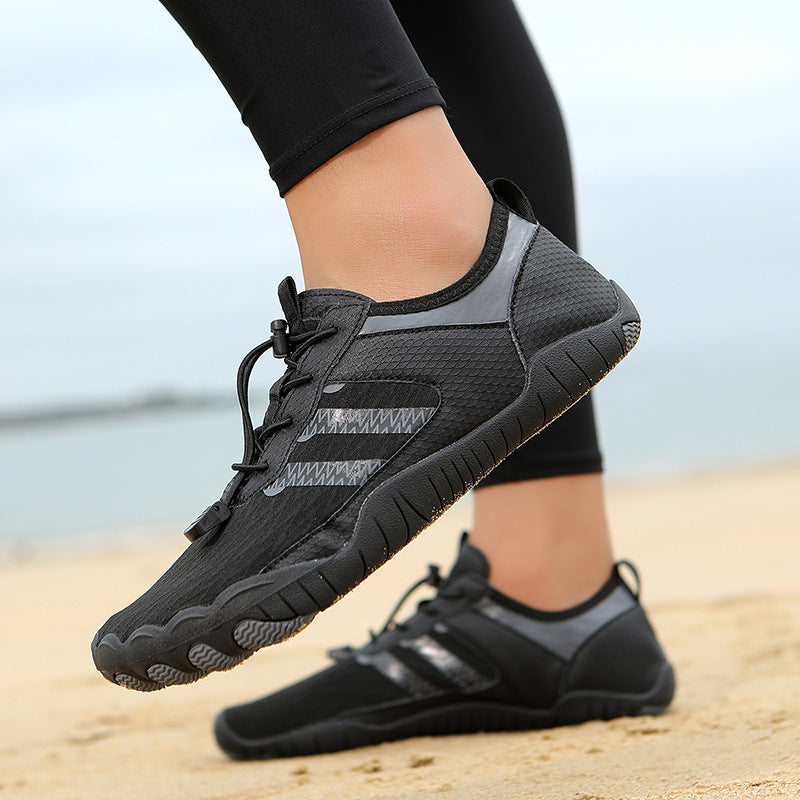 Damen Aqua-Laufschuhe mit elastischem Schnellschnürsystem und atmungsaktivem Obermaterial