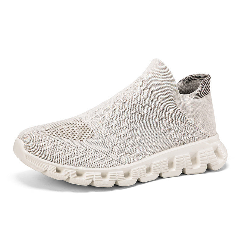 Damen Slip-On Laufschuhe mit atmungsaktivem Obermaterial und flexibler Sohle R&B