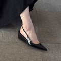 Damen elegante Slingback-Wedges R&B