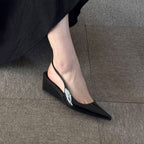Damen elegante Slingback-Wedges R&B