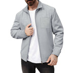 Herren modische Jacke mit strukturiertem Design R&B