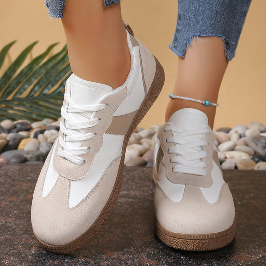 Damen Komfortable Sneaker mit strukturiertem Obermaterial und atmungsaktiver Sohle R&B