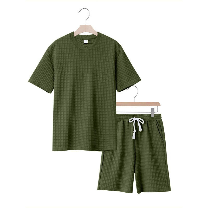 Damen lässiges Freizeit-Outfit aus atmungsaktivem Strukturmaterial R&B