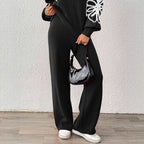 Damen Weite Strickhose R&B