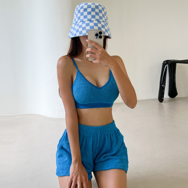 Damen Relax-Set mit weichem Material und verstellbaren Trägern R&B