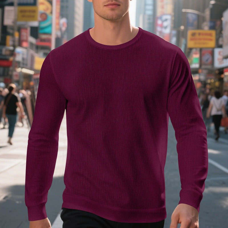 Herren hochwertiger Langarmpullover R&B