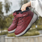 Damen isolierte Outdoor-Wanderschuhe mit rutschfester Sohle und verstellbarem Klettverschluss R&B
