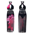 Damen Bikiniset mit transparentem Cover-Up R&B